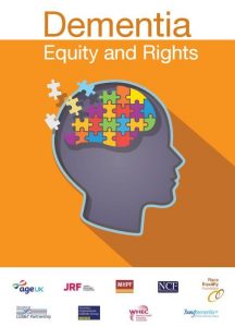 This report is the product of collaboration between Age UK, Joseph Rowntree Foundation, Mental Health Providers Forum, National Care Forum, Race Equality Foundation, National LGB&T Partnership, Voluntary Organisations Disability Group, Women's Health and Equality Consortium, and Young Dementia UK